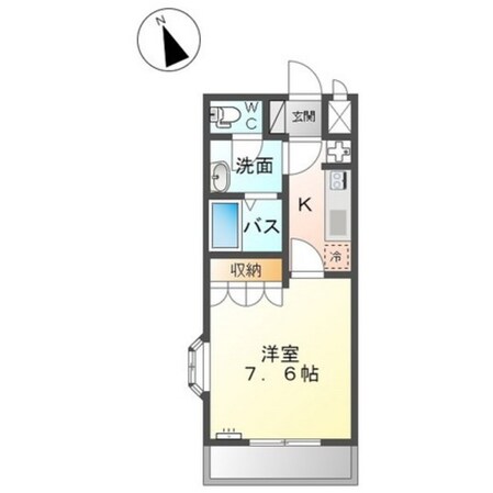 コスモスハイツの物件間取画像